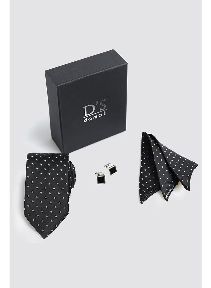 D'S DAMAT D'S Groom Standard Tie Handkerchief Cufflink Tie-Handkerchief Set 0HF1145SET07 - Image 4